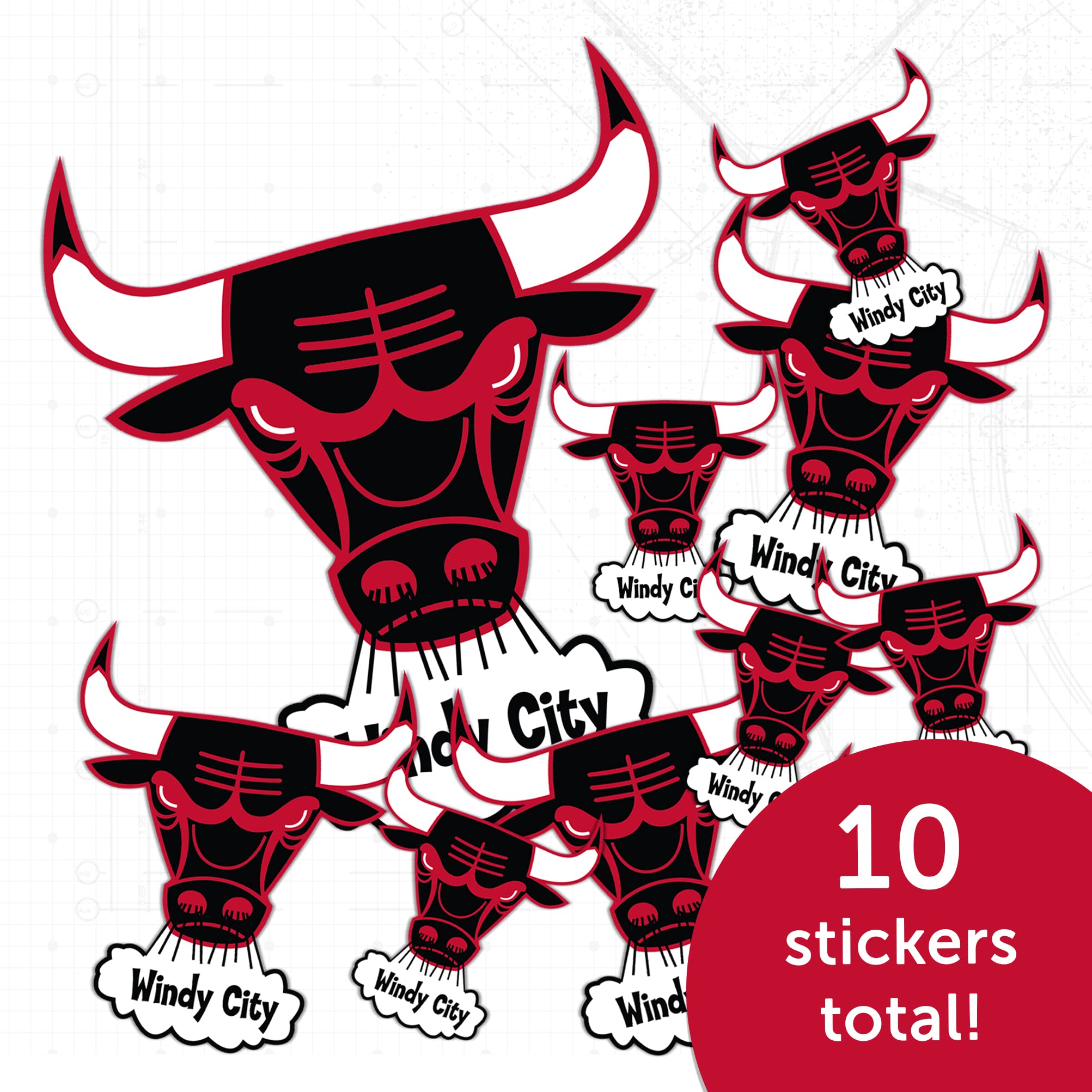 Amazon.com: Desert Cactus Chicago Bulls Sticker NBA Officially